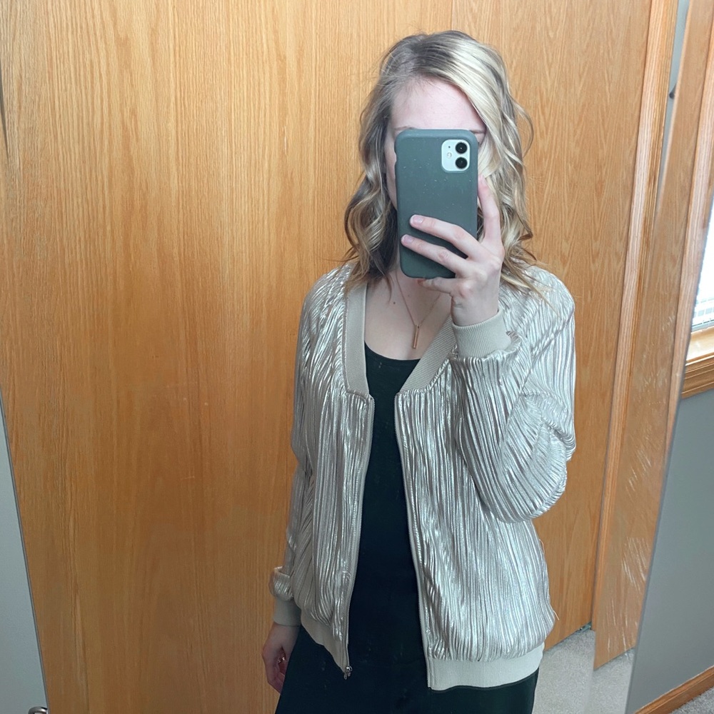 XS Metallic gold jacket